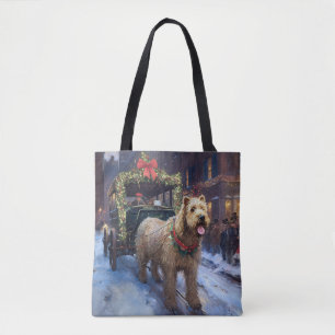 Tote Bag Fête de Noël de Wheaten Terrier