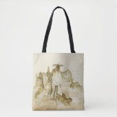 Tote Bag Fête de Noël des lapins par Beatrix Potter (Devant)