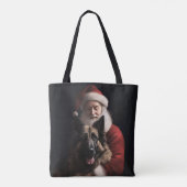 Tote Bag Fête de Noël du berger de Belgique (Dos)