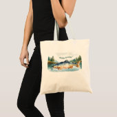 Tote Bag Fête de pêche à thème avec gâteau (Devant (produit))