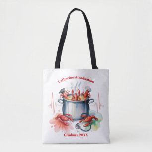 Tote Bag Fête de remise de diplômes d'infirmière cadjine dr