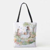Tote Bag Fête de thé mère et fille (Dos)