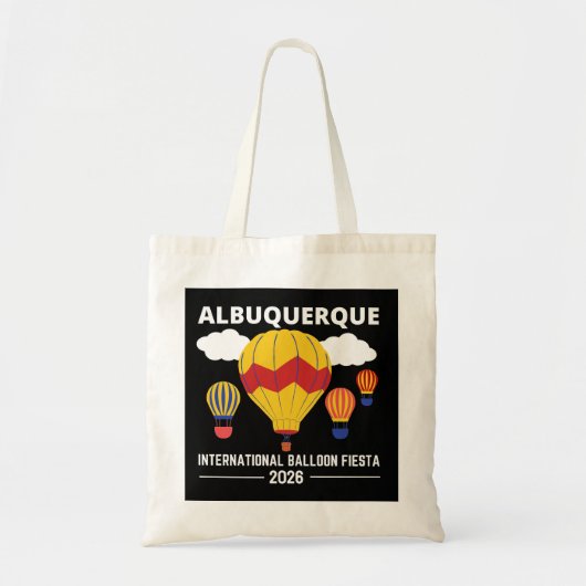 Tote Bag Fête des ballons d'Albuquerque 2026 (Devant)