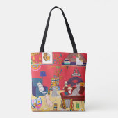 Tote Bag Fête des chats fourre-tout (Dos)