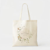 Tote Bag Fête des mariées de germe florale de prairie molle (Devant)