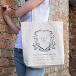 Tote Bag Fête des mariées de la crête Fleur sauvage bleu<br><div class="desc">Collection d'aquarelle Pastel Fleur sauvage - c'est une aquarelle élégante Illustration de bleu aqua aquarelle fleurs sauvages délicats avec une touche minimaliste moderne. Idéal pour vos mariages et fêtes florales modernes. Il est très facile de customiser, avec vos données personnelles. Si vous avez besoin d'un autre produit correspondant ou de...</div>