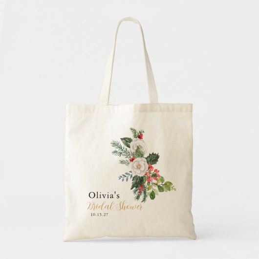 Tote Bag Fête des mariées d'hiver de Noël (Devant)
