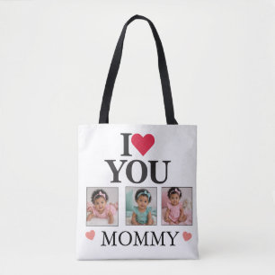 Tote Bag Fête des mères 3 Photo Blanc