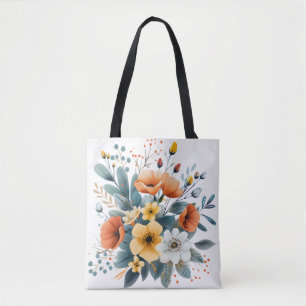 Tote Bag Fête des Mères Boho Fleurs Clipart-61983