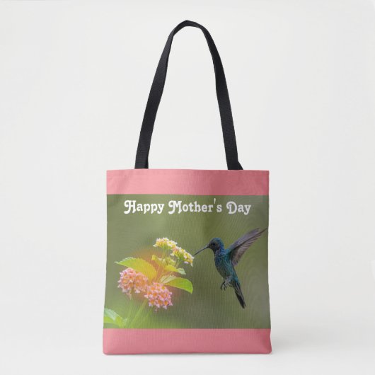 Tote Bag Fête des mères de colibris Fourre-tout (Devant)