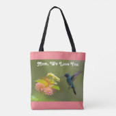 Tote Bag Fête des mères de colibris Fourre-tout (Dos)
