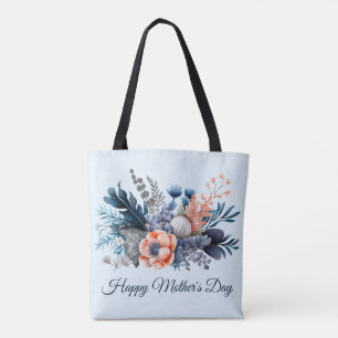 Tote Bag Fête des mères de la floraison de l'aquarelle