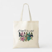 Tote Bag Fête des mères de maman Fleur sauvage Floral (Dos)