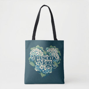 Tote Bag Fête des mères de maman Hydrangeas
