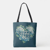 Tote Bag Fête des mères de maman Hydrangeas (Dos)