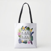 Tote Bag Fête des mères Fleurs de maman (Devant)