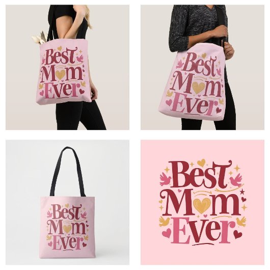 Tote Bag Fête des mères Meilleure maman jamais