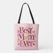 Tote Bag Fête des mères Meilleure maman jamais (Dos)
