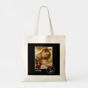 Tote Bag Fête des mères, photo personnalisée