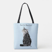 Tote Bag Fête des mères Tabby Cat (Dos)