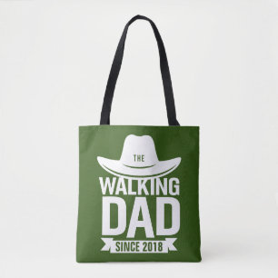 Tote Bag fête des pères - Le Père qui marche depuis...