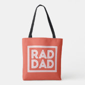 Tote Bag fête des pères - Rad Papa (Dos)