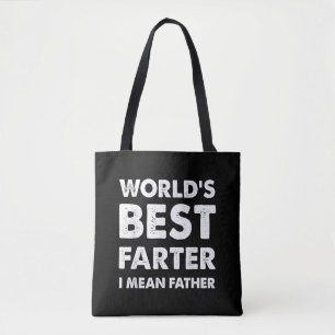 Tote Bag Fête des Pères Retro Papa Meilleur Pétomane Je Veu