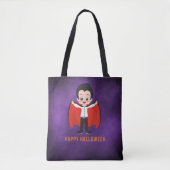 Tote Bag Fête d'Halloween pour enfants Vampire (Devant)