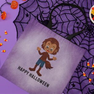 Tote Bag Fête d'Halloween pour enfants Werewolf