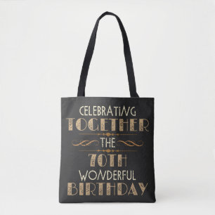 Tote Bag fête le 70e anniversaire