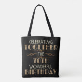 Tote Bag fête le 70e anniversaire (Dos)