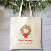 Tote Bag Fête Noël Cookie Exchange Party
