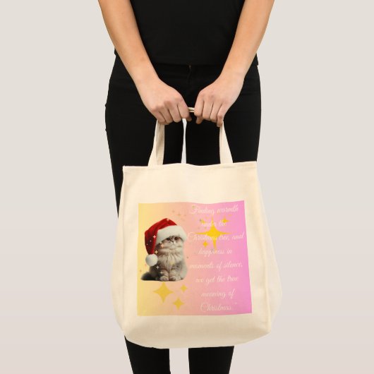Tote Bag fêter Noël (Devant (produit))