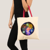 Tote Bag Feu d'artifice (Devant (produit))