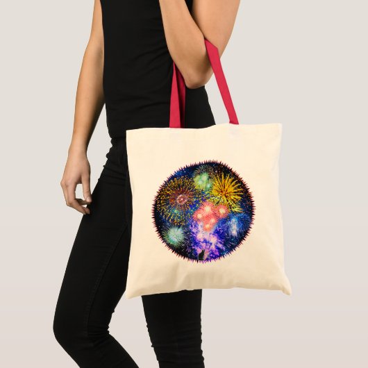 Tote Bag Feu d'artifice (Devant (produit))