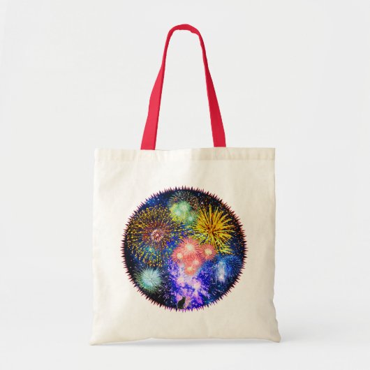 Tote Bag Feu d'artifice (Devant)