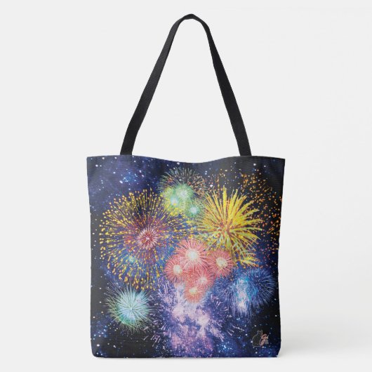 Tote Bag Feu d'artifice (Dos)