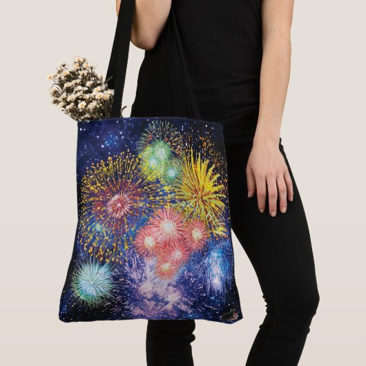 Tote Bag Feu d'artifice (De près)