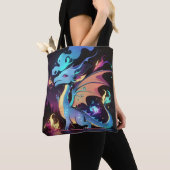 Tote Bag Feu de dragon enchanté (De près)