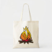 Tote Bag Feu de feu de camp (Devant)