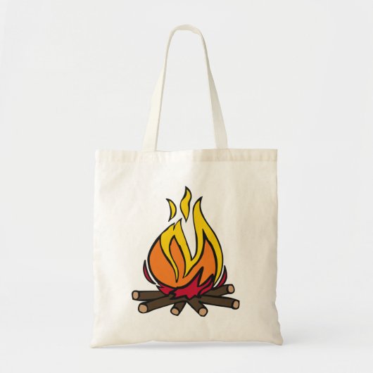 Tote Bag Feu de feu de camp (Devant)