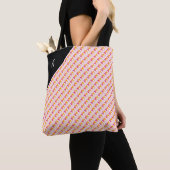 Tote Bag Feu flamboyant (orange à rose) (De près)