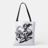 Tote Bag Feu noir (Dos)
