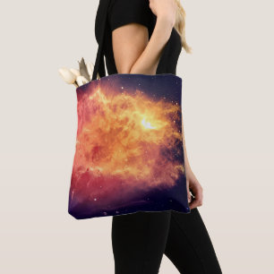 Tote Bag Feu Solaire à Travers le Cosmos