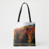 Tote Bag Feuillage Automne Par Étang (Devant)