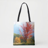 Tote Bag Feuillage d'automne Nature Peinture photo (Devant)