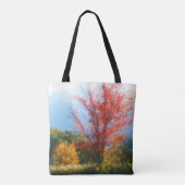 Tote Bag Feuillage d'automne Nature Peinture photo (Dos)
