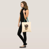 Tote Bag Feuillage de crâne (Devant (modèle))
