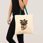 Tote Bag Feuillage de crâne (Devant (produit))