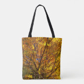 Tote Bag Feuillage Jaune d'Automne (Dos)